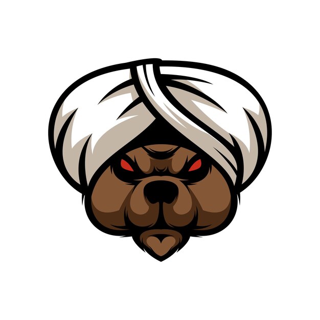 New bear mascot design vector