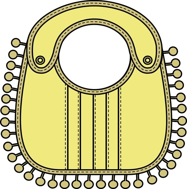 НОВОРОЖДЕННЫЙ РЕБЕНОК И МЛАДЕНЧЕСКАЯ ОДЕЖДА BIB VECTOR