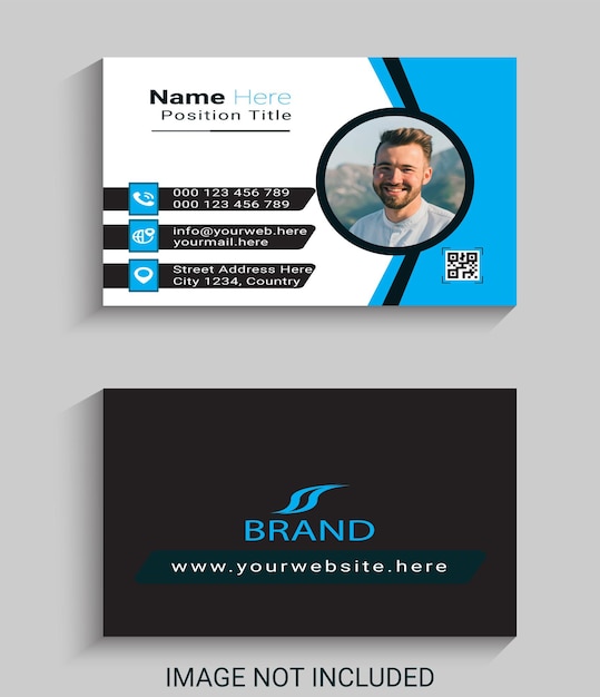 new business card and visiting card design template