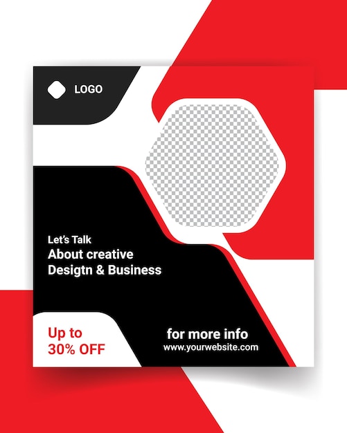 New business flyer template design