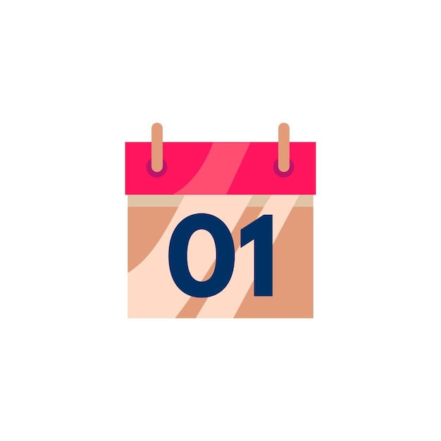 new calendar vector type icon