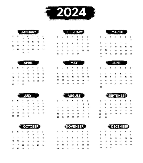 New calender 2024 monthly calender 2024