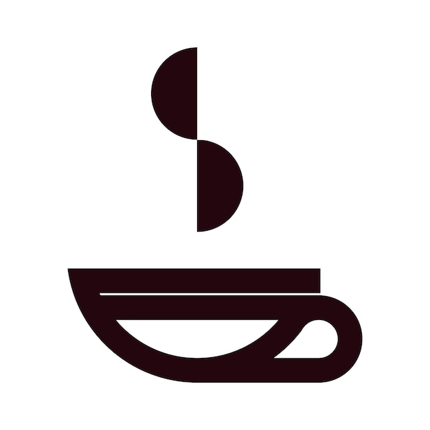 Nuovo illustratore vettoriale del logo del caffè