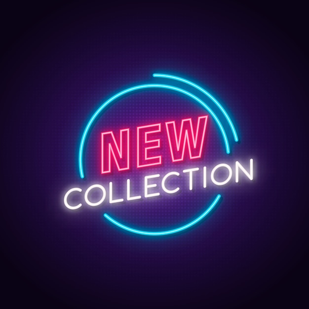 New collection neon sign.