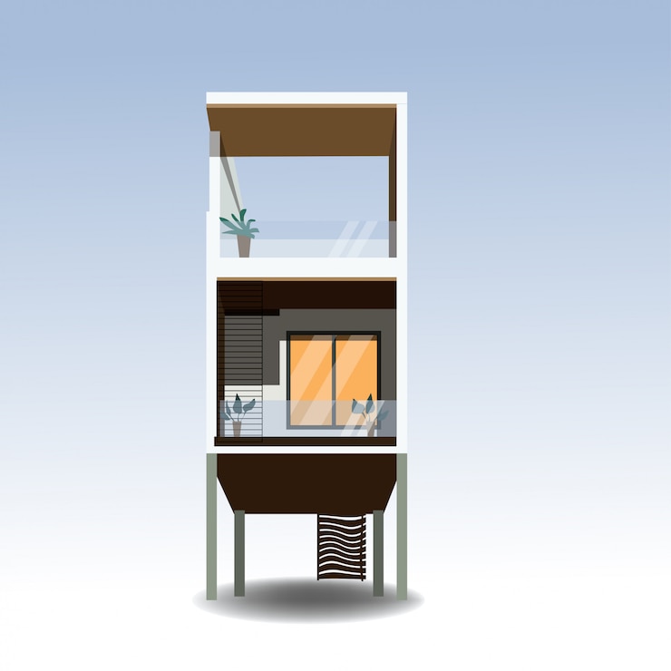 Vector new container summer houses