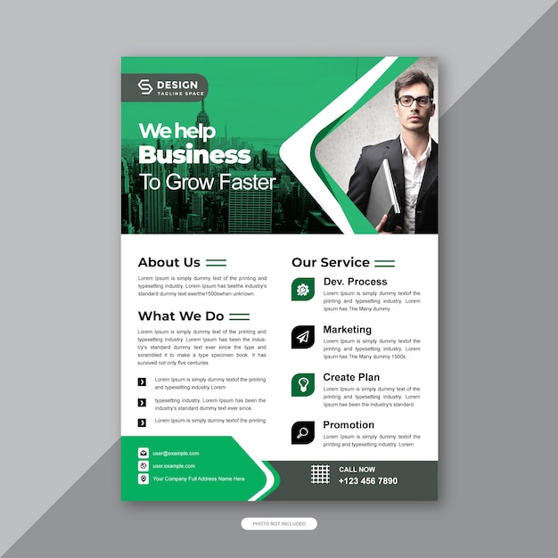 New Corporate Flyer Template Design