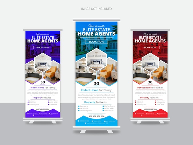 New Corporate Real Estate Roll Up Design Template