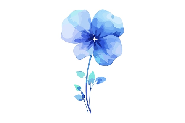 Vettore nuovo disegno floreale creativo del fiore della spruzzata di vettore dell'acquerello floreale