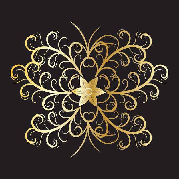 New creative vector floral design