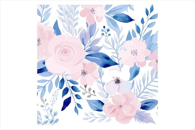 New Creative Watercolor Florals for Graphic Design