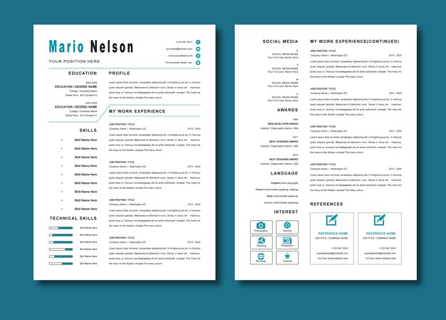 New Cv Template