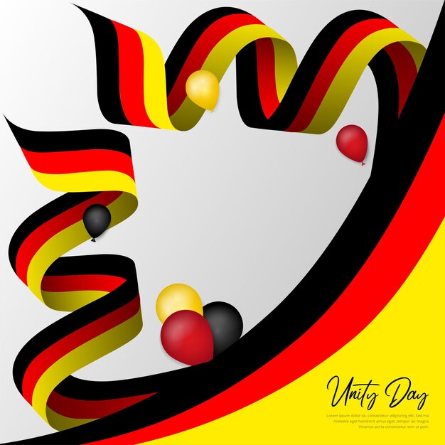 New design of germany independence day background vector german republic day vector