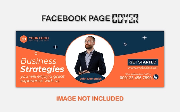 Новый шаблон обложки агентства цифрового маркетинга в социальных сетях facebook обложка вектор промо-баннера