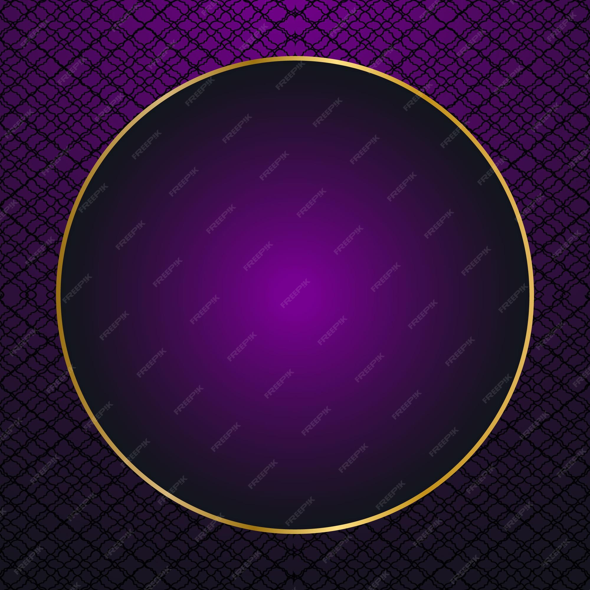 Premium Vector | New elegant purple background with luxurious round shape
