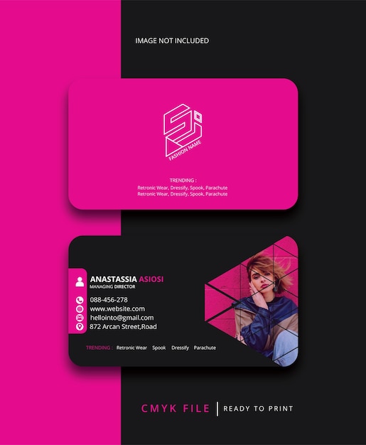 New fashion business card design