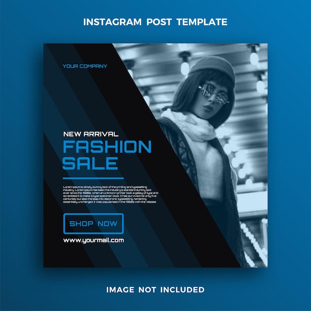 New fashion sale template instagram post