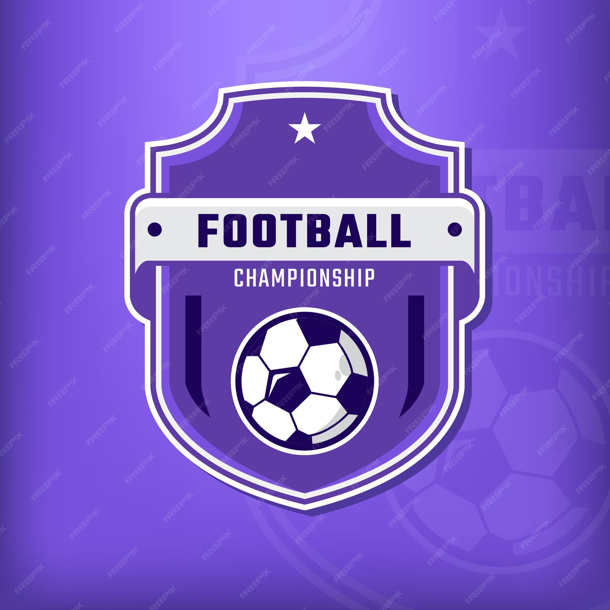 Premium Vector  2022 football championship league round of 16 fixtures  against purple abstract background