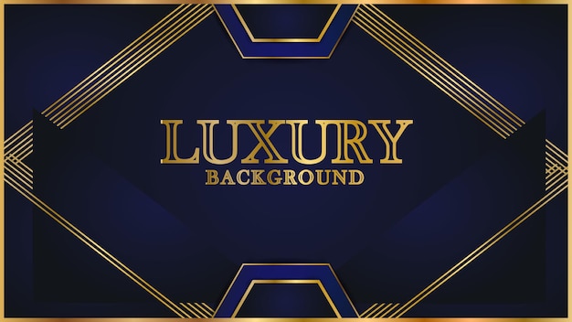 New fresh 4k web background with luxury golden shape