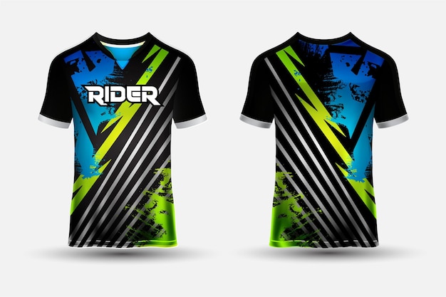 Premium Vector | New futuristic abstract jersey suitable for racing ...