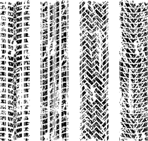 新しいグランジ タイヤ トラック セット