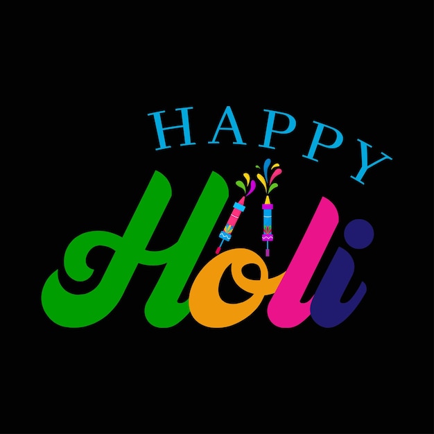 Vector new holi day design