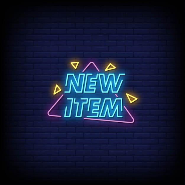 New Item Neon Signs Style Text  