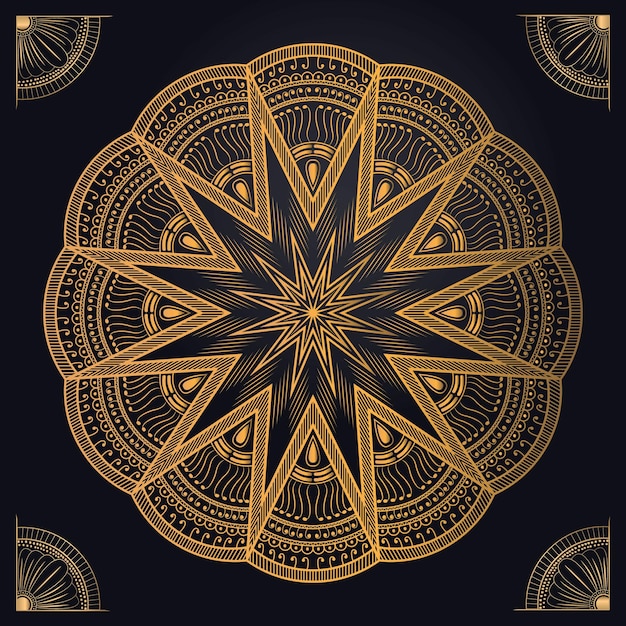 Vector new mandala design