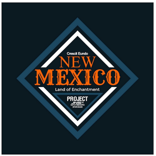 New mexico Vintage typography design in vector illustration tshirt clothing and other uses