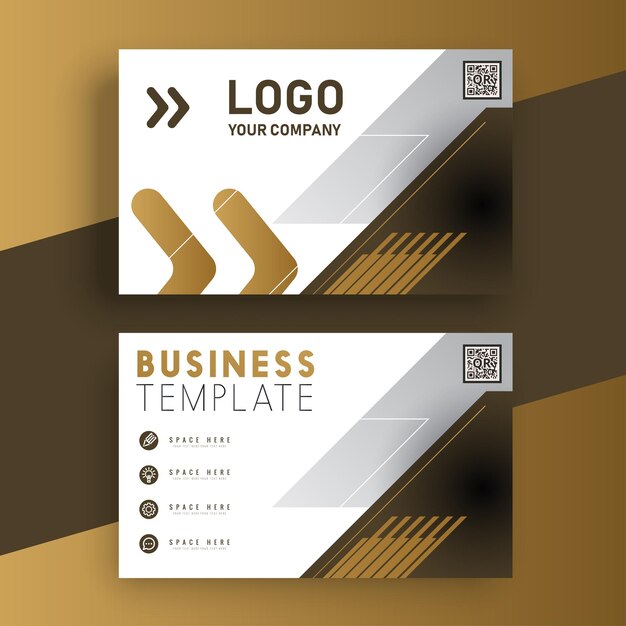 New modern and clean professional business card template