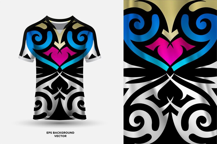 वेक्टर new modern sports jersey design background vector