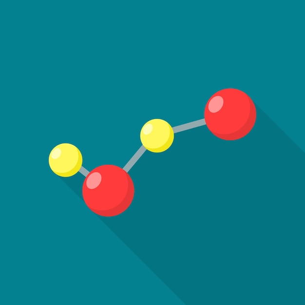 new molecule icon flat illustration of new molecule vector icon for web design