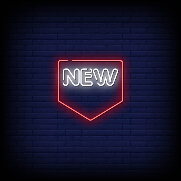 New Neon Signs Style Text 