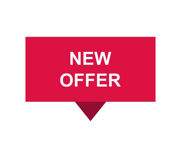 New offer sign