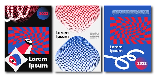 New premium trends poster maximalist design