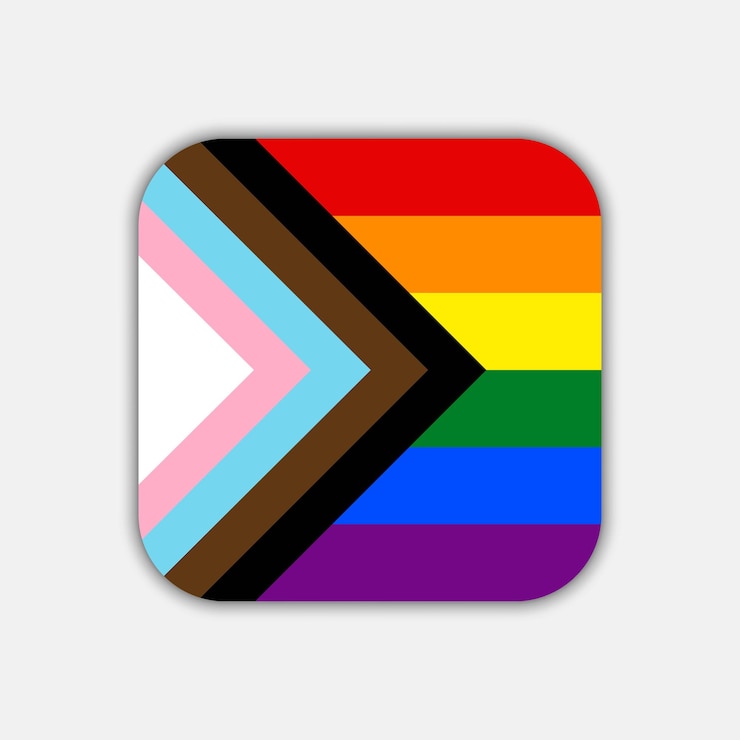 Vector 新しいプライド フラグ lgbtq ベクトル illustartion