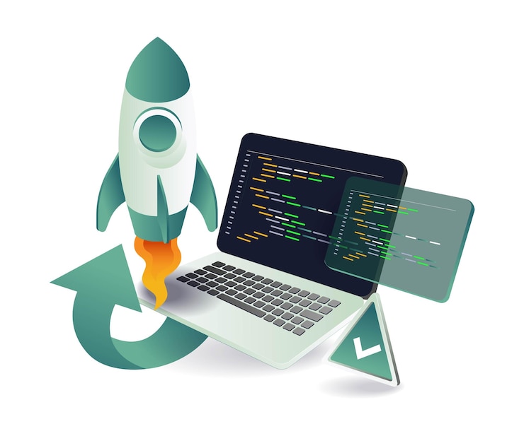 Vector new product launch web application