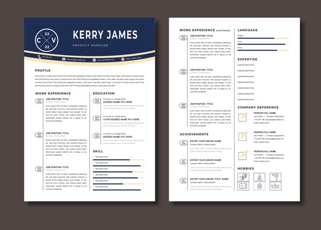 New resume template 2023