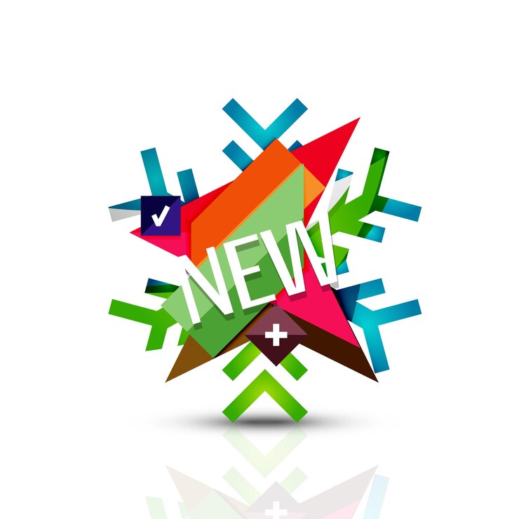 Vector new sale tag badge for christmas