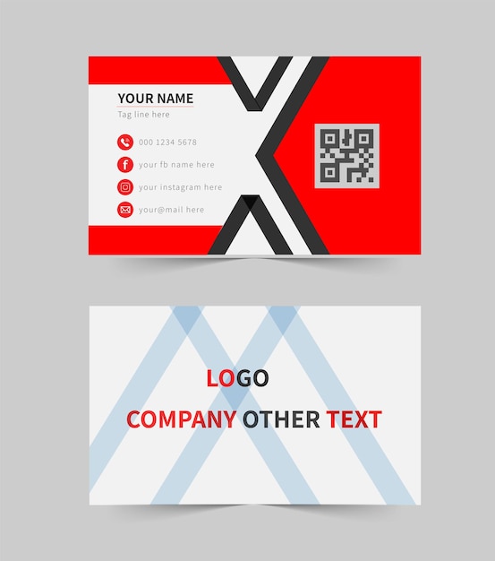 New Set of modern business card design template 2022