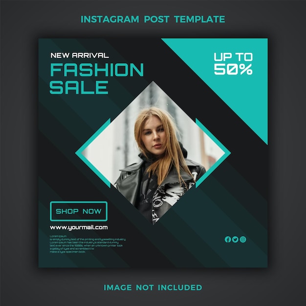 new social media template fashion sale