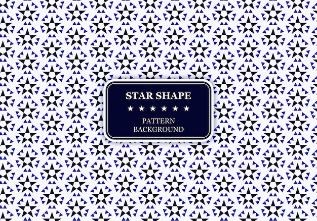 Vector new star pattern background design