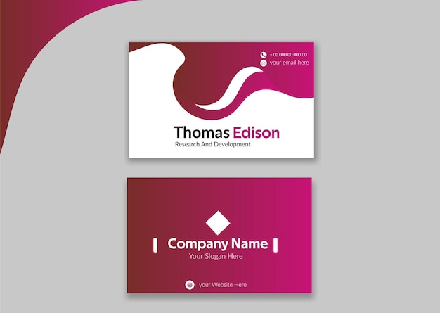new style business card template