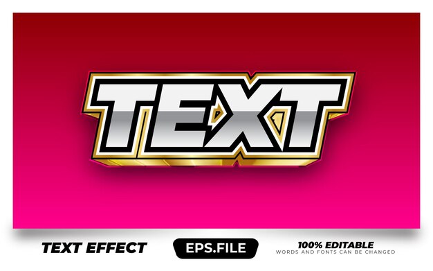 new text effect editable