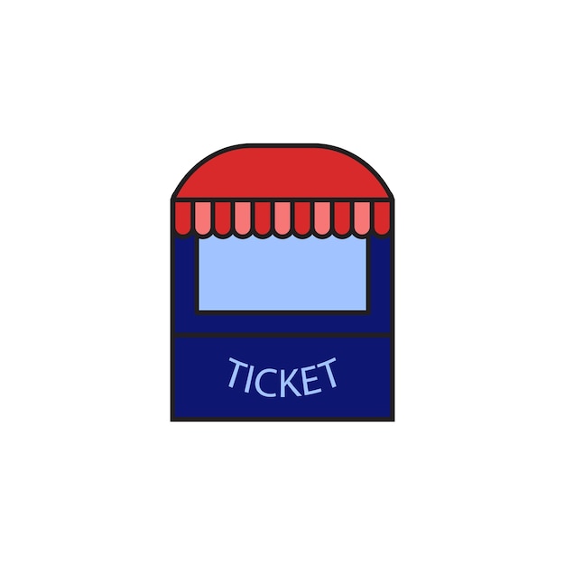 Vector new ticket vector type icon