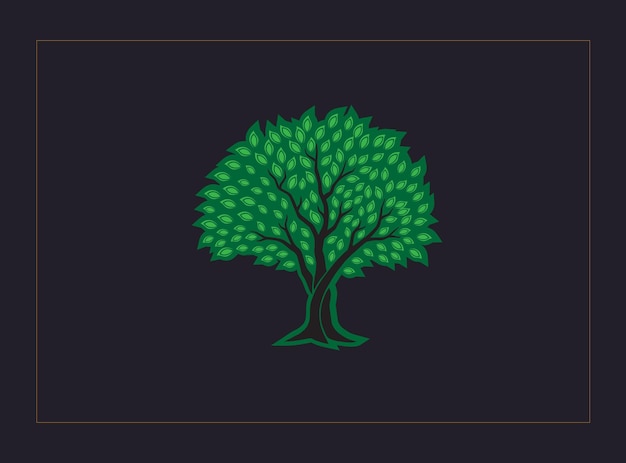 New Vector abstract tree logo design and roots design