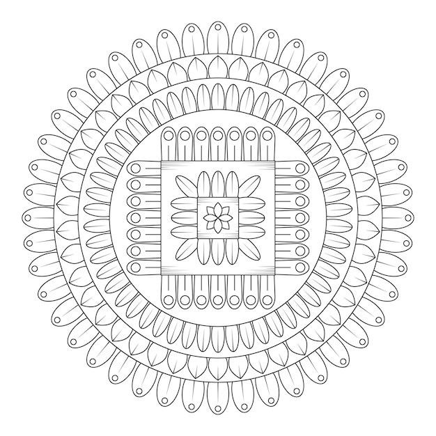 New vector mandala design