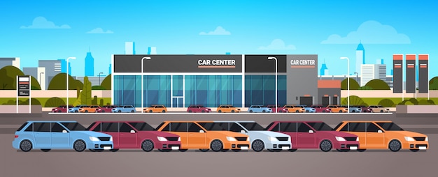 New Vehicles Car Dealer Center Showroom Building