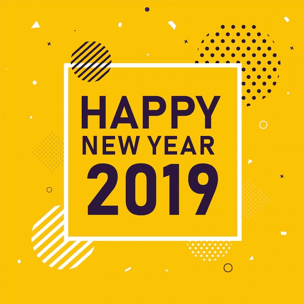 new year 2019 background.