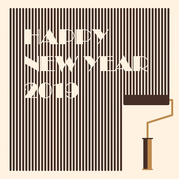 Vector new year 2019 greeting tag and label