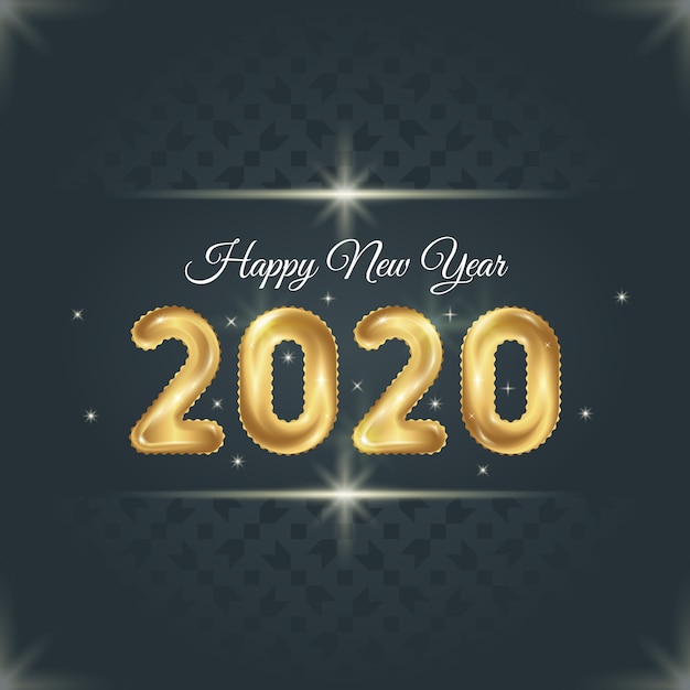 Новый год 2020 фон шаблона